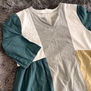 SHEIN maxi panel smock dress